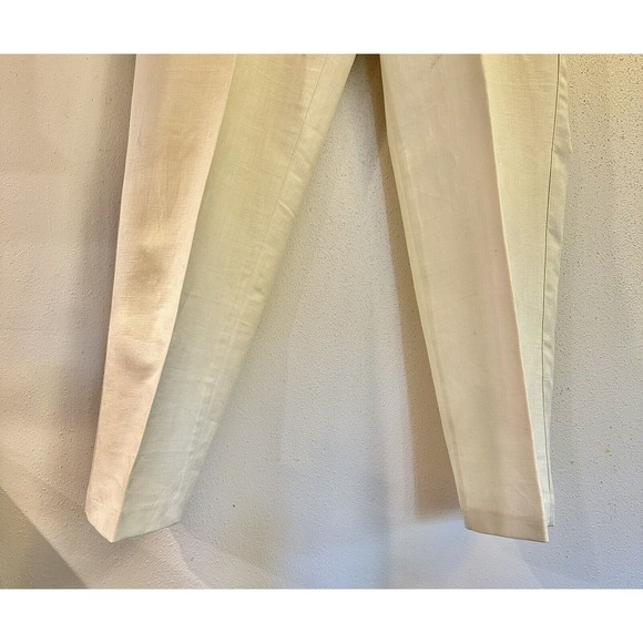 Van Heusen Studio‎ Women Size 14 NWT Capri Slacks/Pants Linen Blend with Pockets - Picture 5 of 12